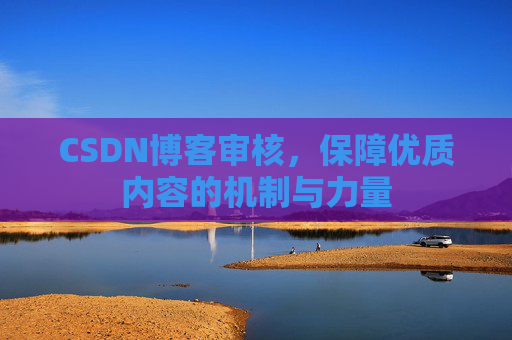 CSDN博客审核，保障优质内容的机制与力量